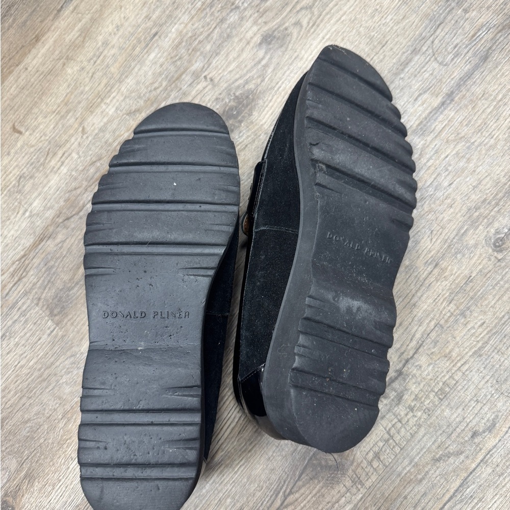 Donald Pliner Black Loafers - Picture 3 of 4